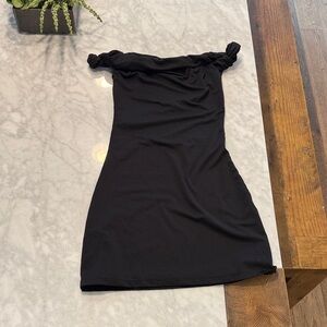 Peppermayo Black Strapless Dress